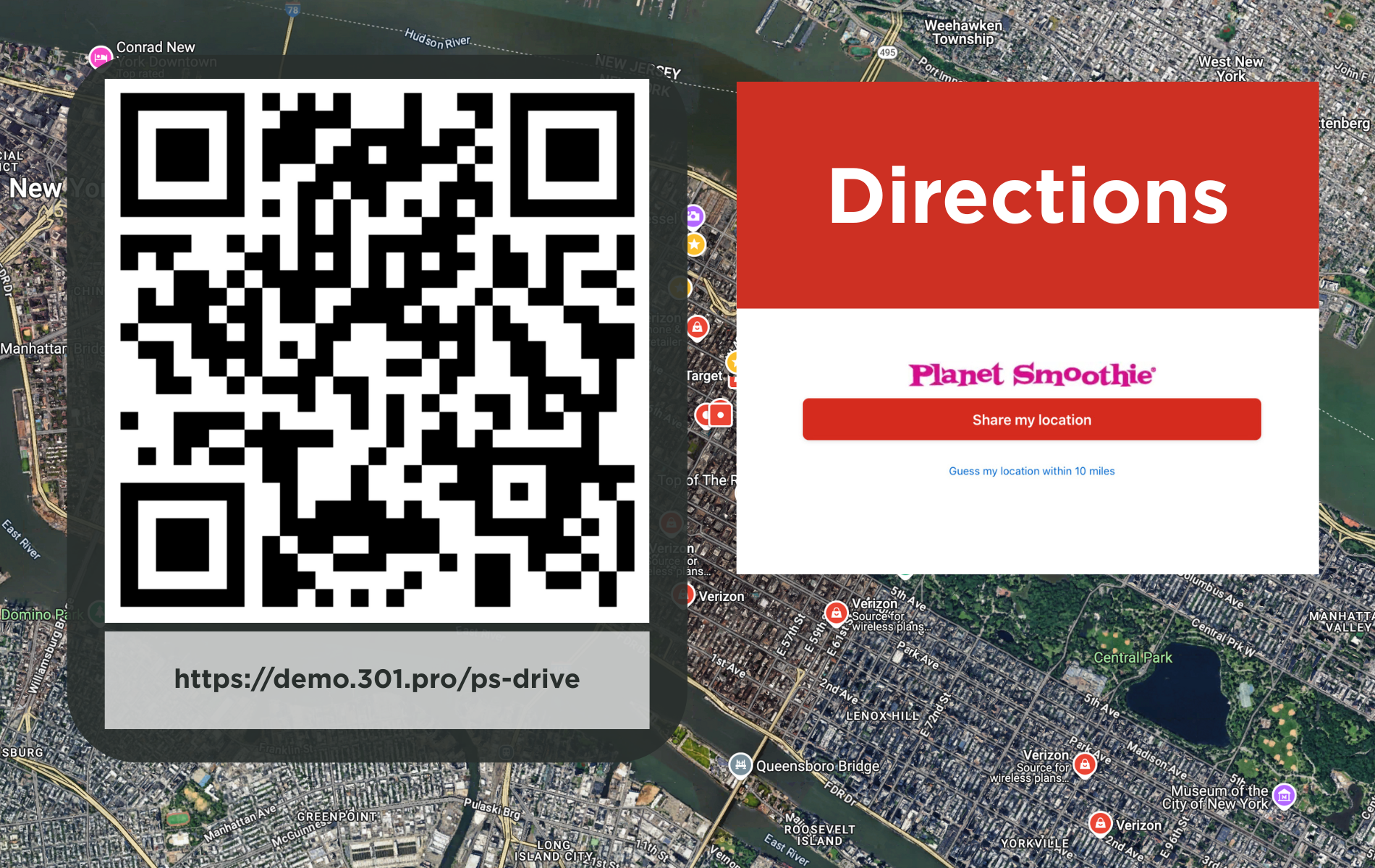 Planet Smoothie Driving Directions