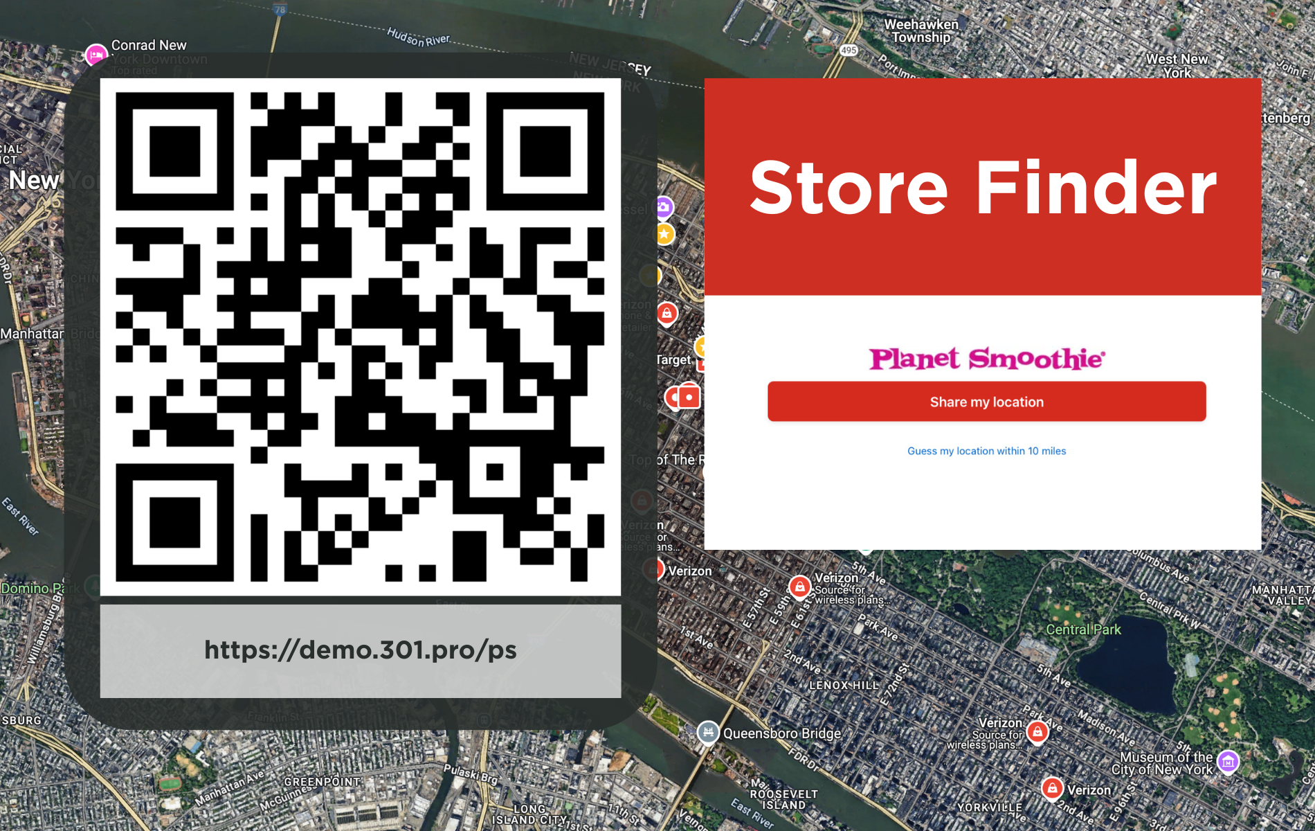 Planet Smoothie Precise Location